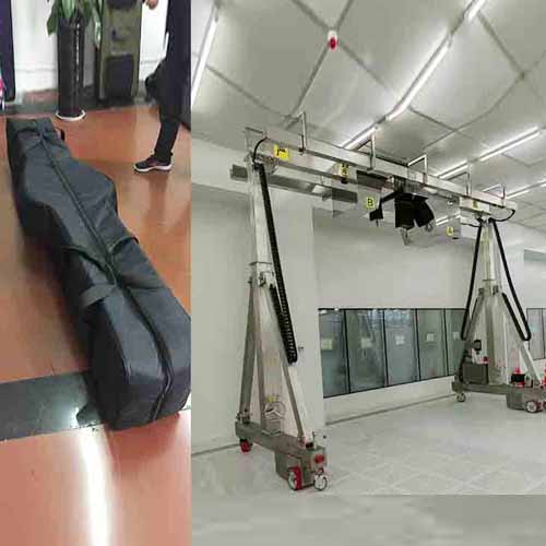 不锈钢手推移动龙门架