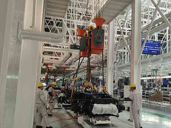 轻卡车架全自动翻转机